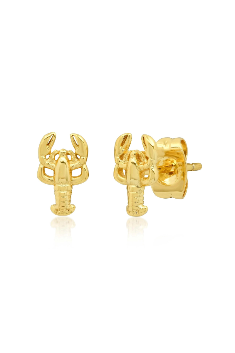 TAI, Lobster Studs- Gold