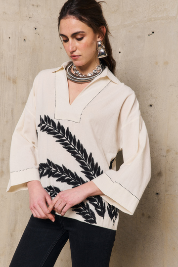 Stella Forest, Palmer Tunic - Ecru
