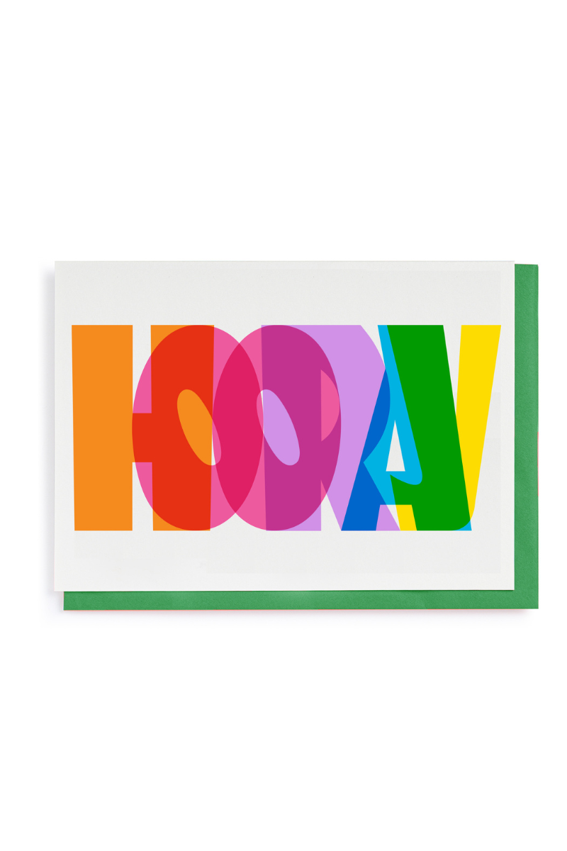 Archivist Gallery, Printed Cards- Hooray  by Pressink