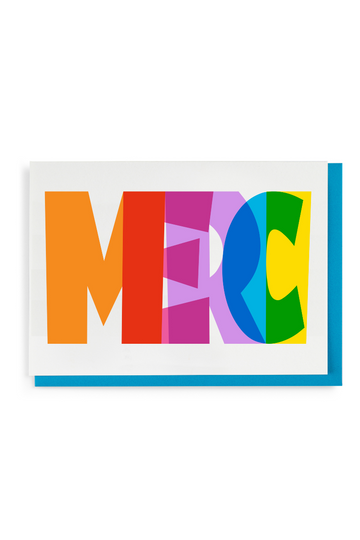 Archivist Gallery, Printed Cards- Merci by Pressink