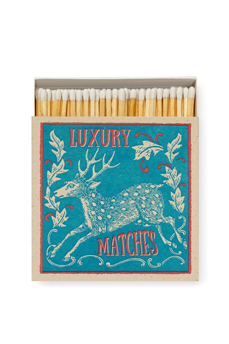 High End Matchboxes Archivist Gallery, Luxury Square Matchbox- The Stag – Snapdragon Designs