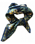 Les Belles Vagabondes, Mini Bergamot Scarf- Marine/Navy