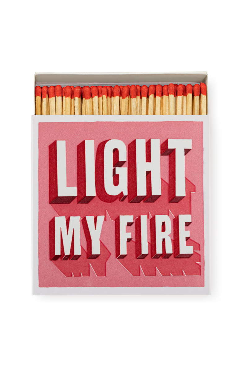 Archivist Gallery, Luxury Square Matchbox- Light My Fire