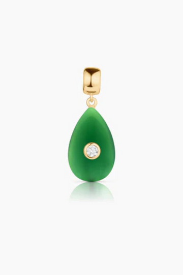 Thatch, Bardot Green Jade Bail Charm