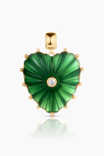 Thatch, Malene Green Jade Bail Charm