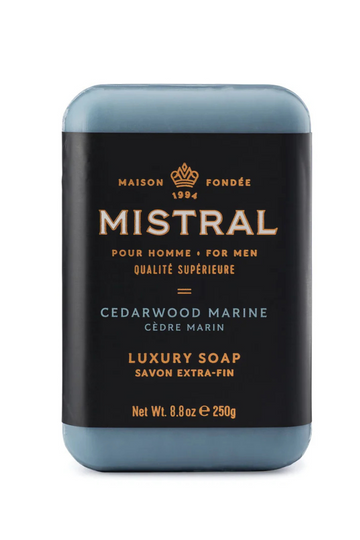 MISTRAL Bar Soap-Men's Cedarwood Marine