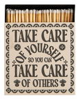 Archivist Gallery, Luxury Square Matchbox-Take Care 0f Yourself