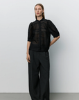 Sofie Schnoor, Alessia Embroidery Shirt-Black