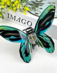 Hair Claw Clip, Colourful butterflies