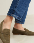 REQUINS, HEMA SUEDE LEATHER MOCCASINS