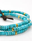Turquoise + Gold Bracelet Bundle