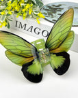 Hair Claw Clip, Colourful butterflies