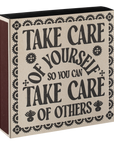 Archivist Gallery, Luxury Square Matchbox-Take Care 0f Yourself