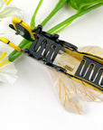 🐝 Queen Bee Elegance – Acetate Honeybee Claw Clip