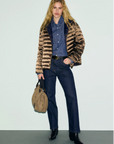 Gerard Darel, Afra Parka Coat- Cigar