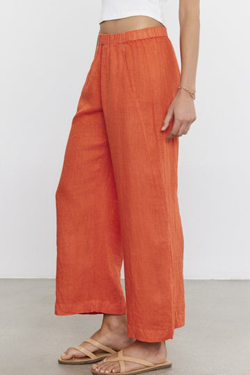 Velvet, Lola Woven Linen Pant