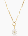 Thatch, Nautilis Mother of Pearl Sprial Shell Charm