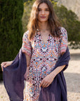 MERSEA, Lacy Tie Dress - Multi Arched Floral