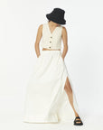 MUSE, Origami Maxi Skirt- White