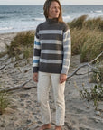 Fisherman Funnel Neck Sweater