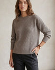 Cashmere Ribbed Lounge Sweater