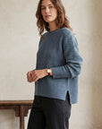 Cashmere Ribbed Lounge Sweater