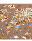 Inoui Editions, Atlas Sqaure 70 Scarf- Beige