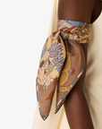 Inoui Editions, Atlas Sqaure 70 Scarf- Beige