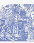 Inoui Editions, Piranesi Square 65 Scarf- Blue