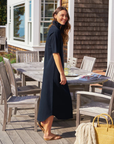 Frank & Eileen, Emma Henley Short Sleeve Maxi Dress- British Royal Navy