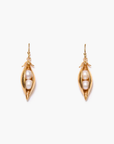 Chan Luu, Peapod Earrings-Gold