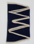 Oats & Rice, Austen Knitted Cashmere Scarf-Navy