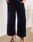 Frank & Eileen, Maisie Pull On Crop Wide Leg- Navy