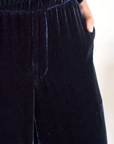 Frank & Eileen, Maisie Pull On Crop Wide Leg- Navy