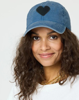 Kerri Rosenthal, Imperfect Heart Hat-Denim