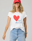 Kerri Rosenthal, Suke Fool For Love Tee-White