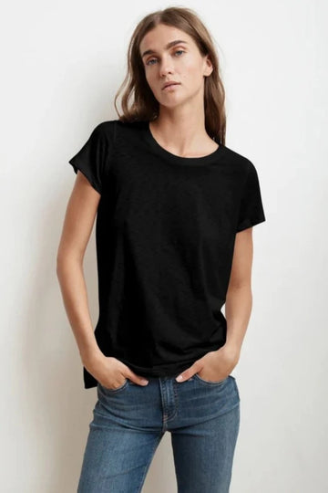 Velvet, Tressa T-Shirt, Black