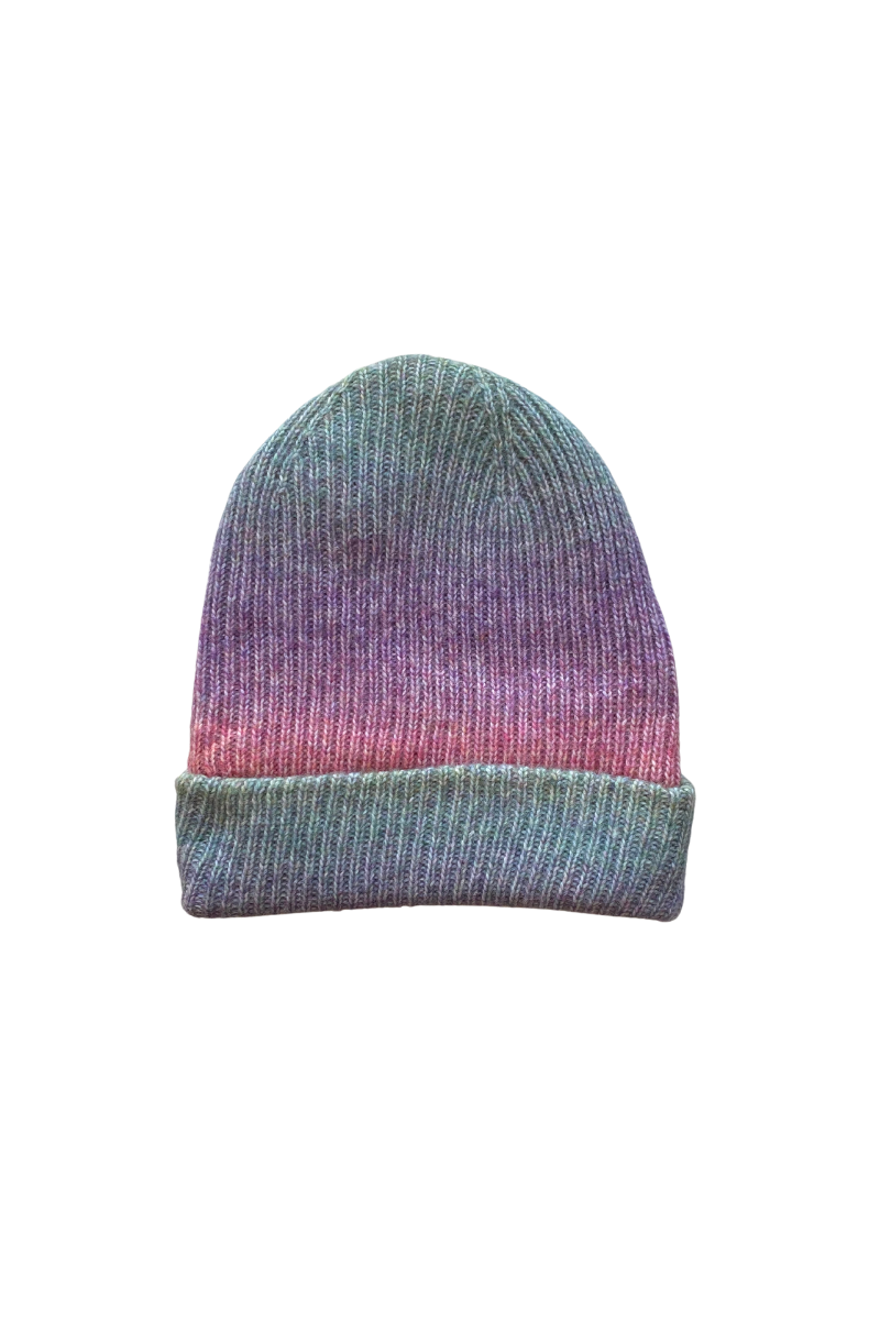 Lyla+Luxe, Ribbed Ombré Fold Over Hat (4 Variants)