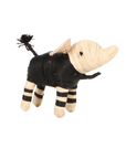 Kazi, Black & Natural Raffia Elephant