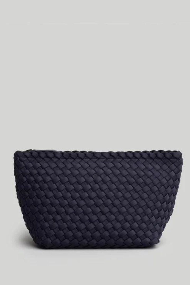 Naghedi ナゲティ Portofino Large Cosmetic Pouch Portofino Large Cosmetic Pouch | Onyx