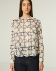 Moismont, Lucie Shirt- Amber Pansy Blue