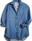 Frank & Eileen, Eileen Woven Button Up Shirt- Vintage Stonewashed Indigo