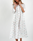 Delfina, Livia Long Linen Dress-Spring