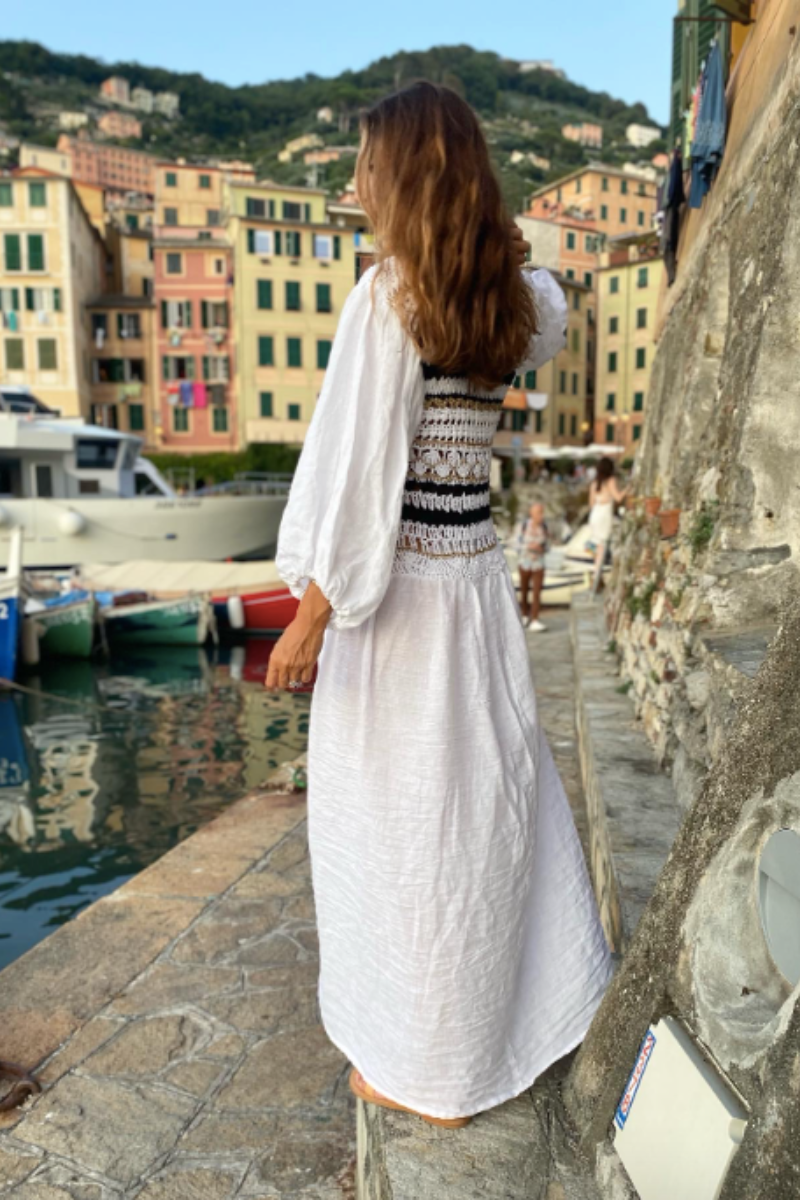 Nina Leuca, Camogli Dress- White