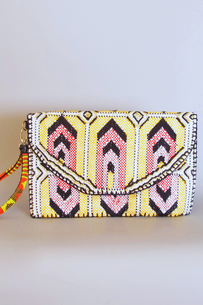En Shallah, Yellow and Red Clutch