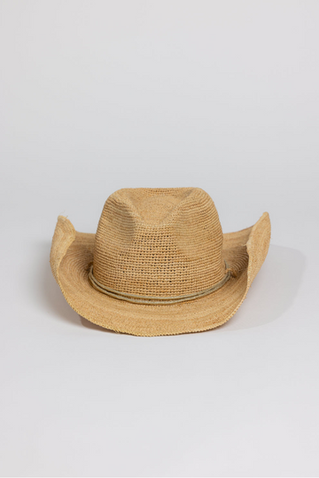 Hatattack, Raffia Crochet Cowboy Hat
