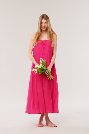 Velvet, Farrah Sleeveless Dress-Lollipop Pink
