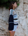 Nina Leuca, Multi Striped Sweater