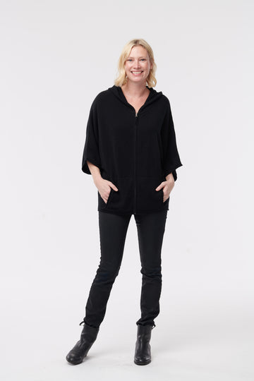 Cashmere Short Sleeve Hoodie