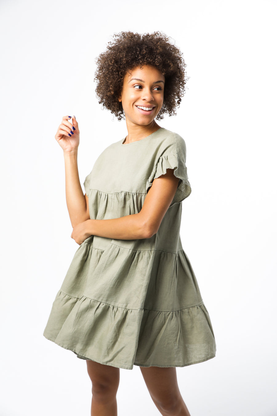 Lanhtropy, Sun Tiered Short Dress